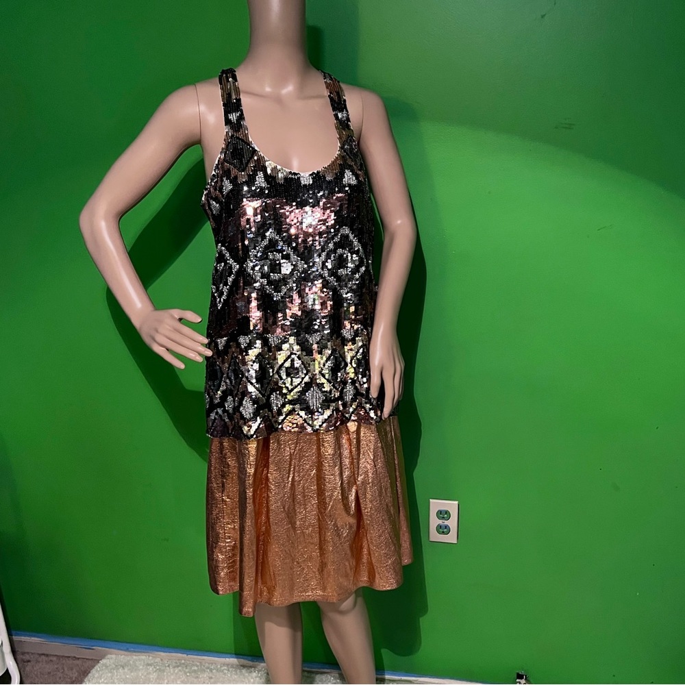 NWT $238 Parker Pattern Sequin Tank